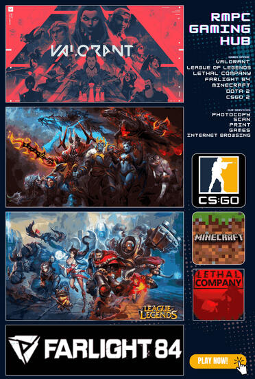 RMPC Gaming Hub - Door Poster